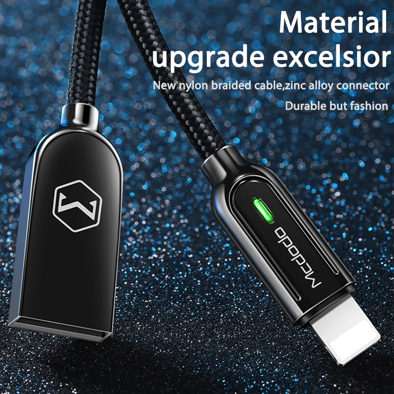 10 шт./лот Mcdodo USB кабель для iPhone X Xs Max XR 2.4A Быстрая зарядка зарядки и передачи данных