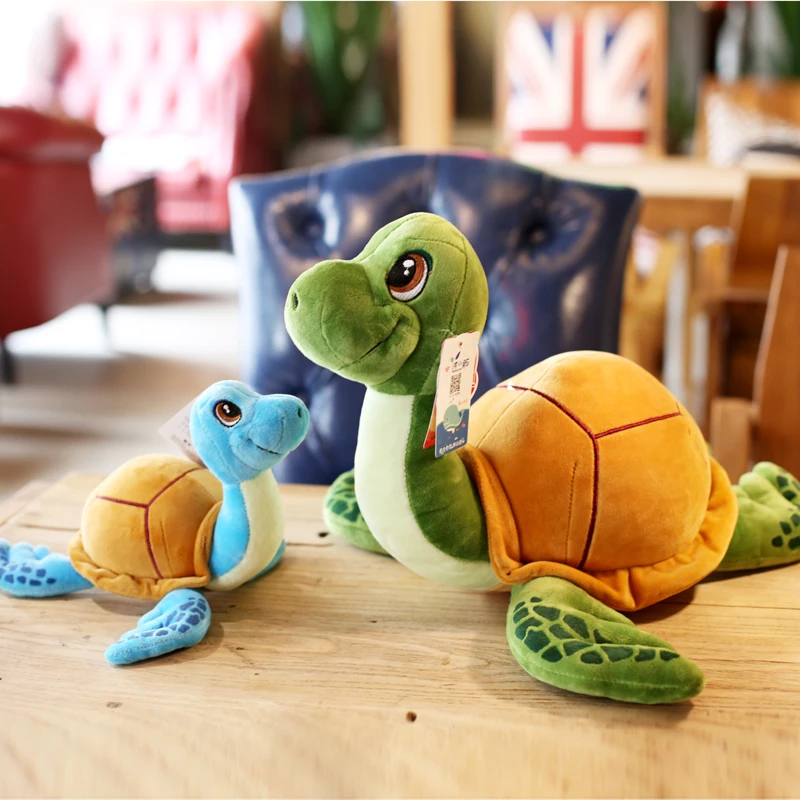

25-30cm New arriving Army Green Big Eyes Turtle Plush Toy Turtle Doll Turtle Kids As Birthday Christmas Gift Free shipping