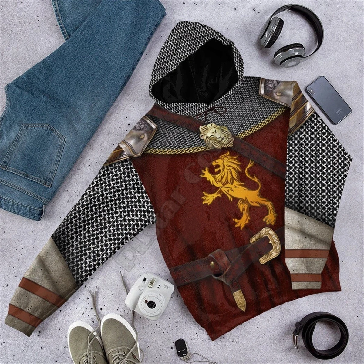 

LIASOSO Viking Odin Tattoo 3D Printed Men Hoodies Harajuku Fashion Hooded Sweatshirt Spring Unisex Street Hoodie Sudadera Hombre