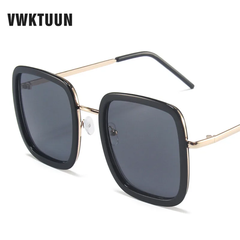 

VWKTUUN Солнцезащитные очки женские квадратные затемненные очки для вождения винтажные брендовые дизайнерские солнцезащитные очки