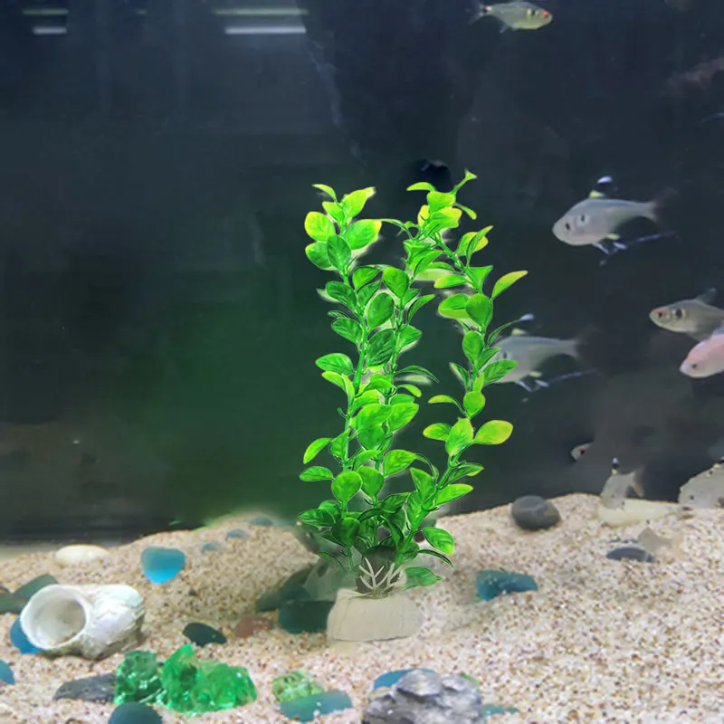 Пластиковые искусственные растения украшение для аквариума искусственное