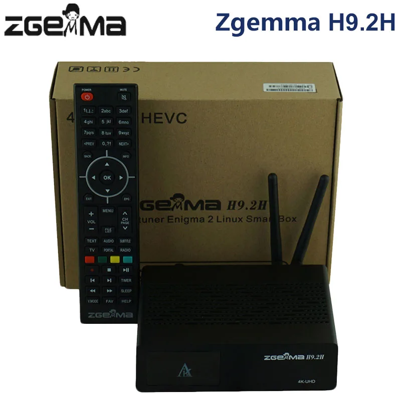 5 шт./лот Бесплатная доставка dhl ZGEMMA H9.2H DVB S2/ C/T2 H.265 Enigma2 Linux 4 1 Система декодера