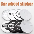 4 шт. 3D новинка 56 мм 60 мм 65 мм Автомобильная наклейка колесный центр ступица наклейка обод креативные значки Чехлы Декоративные наклейки аксессуары