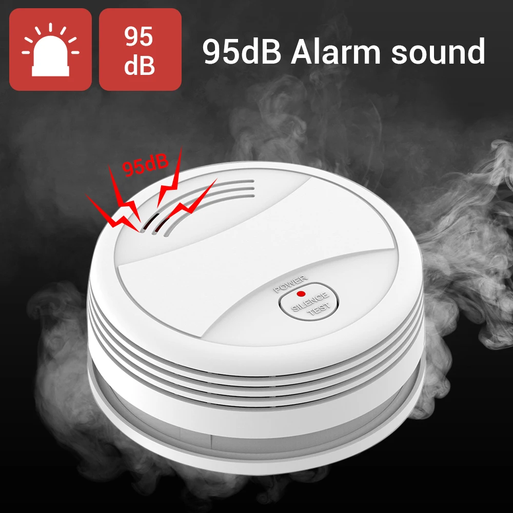 SM05W 6 шт./лот WiFi датчик дыма Tuya APP Smart Life детектор беспроводной пожарной