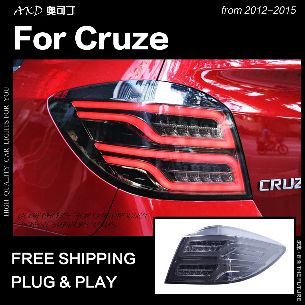 AKD автомобильный Стайлинг для Chevrolet Cruze светодиодный задний фонарь s 2012 2015 DRL
