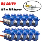 Сервоприводы Micro 9g, цифровой сервопривод с металлической шестерней, SG90, для РУ вертолетов, лодок, автомобилей, самолетов, MG90