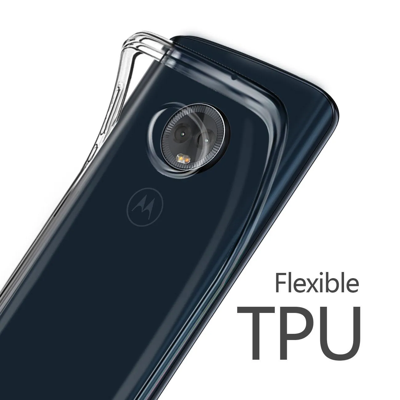 2018 прозрачные мягкие ТПУ чехлы для Motorola Moto G6 Plus Play чехол телефона Прозрачная