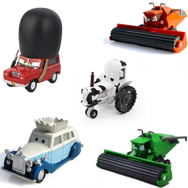 Машинки Disney Pixar Cars 3 Frank And Tractor Lightning McQueen Mater Jackson Storm Ramirez литые под давлением