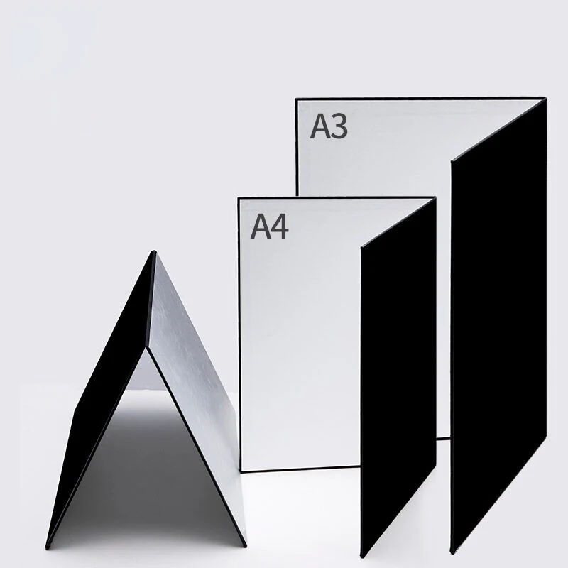 BEIYANG аксессуары для фотосъемки складной отражатель A3A4 отражающий картон черный