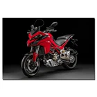 DUCATI Multistrada 1200, мышечная мотоцикл, холст, живопись, автомобиль, плакат, настенные картины, печать для гостиной