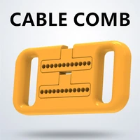 supports category 5 and category 6 network cables absgeneric cabling cable combing tool artifact with bridge cable fixer