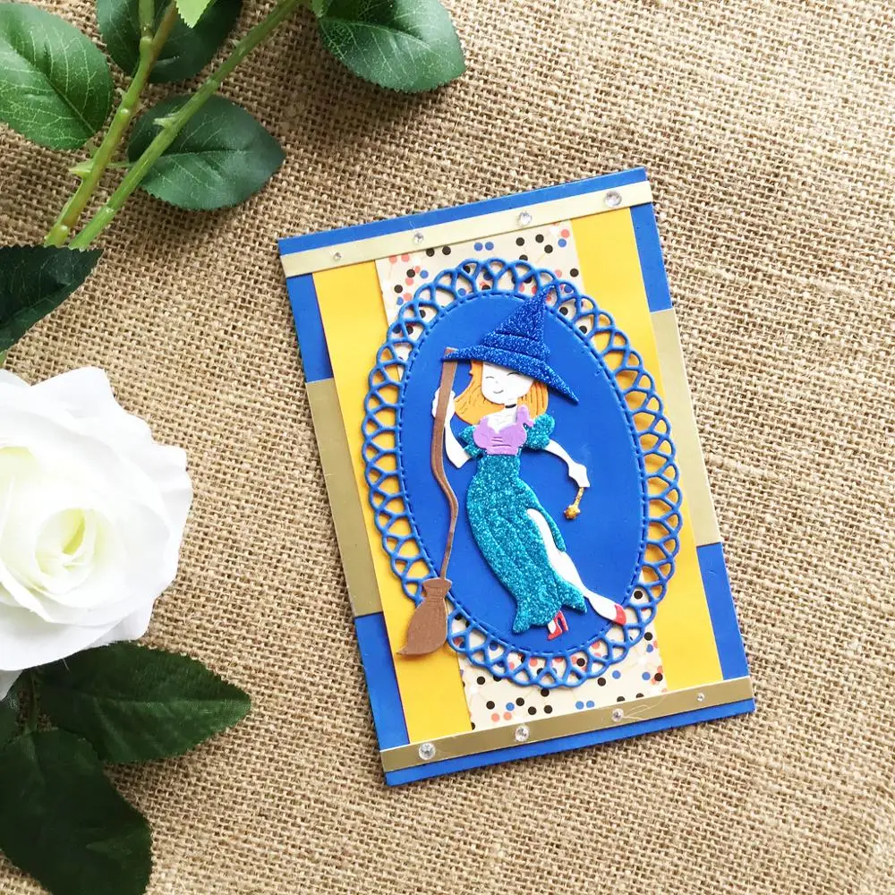 Волшебная фея металлические резные штампы декоративные Скрапбукинг сталь