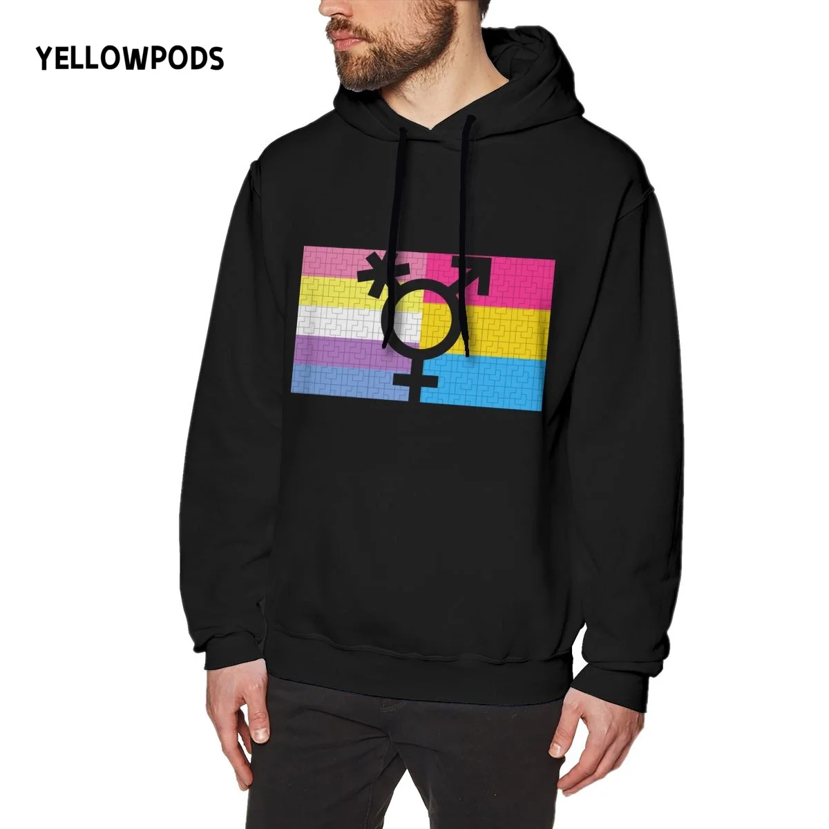 

Yellowpods-Bigender Trans Pansexual Pride Flags Men's Clothing Man Hoodies Designer Sweatshirts Men Anime Streetwear