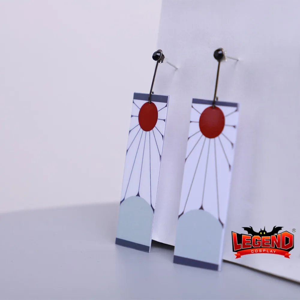 Убийца демона Kimetsu no Yaiba Kamado Tanjirou серьги для косплея Kamado Nezuko реквизит для косплея bamboo реквизит аксессуары
