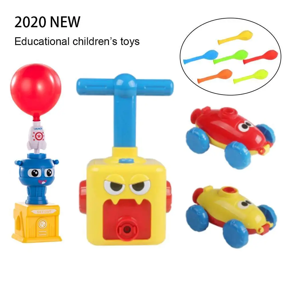 

Inertial Power Balloon Car Toy Puzzle Fun Inertial Experiment Education Toys Toy For Children Car Power Science Balloon Gif J5R1