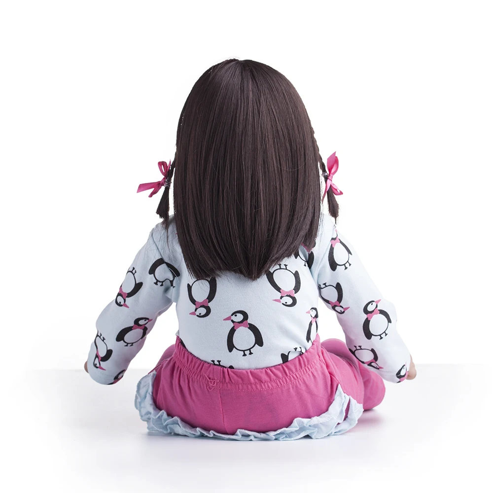 Кукла реборн Мягкая силиконовая Реалистичная кукла младенец подарок для детей