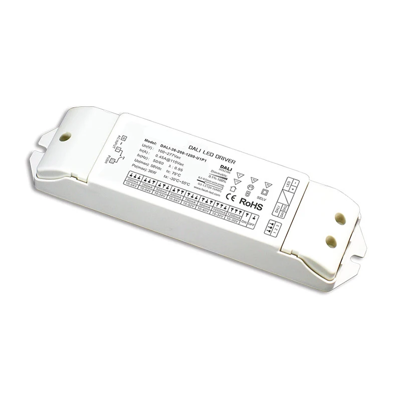 Новый дали затемняя драйвер UL сертифицированный AC100V-240V Вход 200mA 1200mA 36 Вт