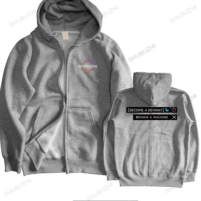 

cotton pullover zipper male hoodies Detroit Become Human DBH Deviant Or Machine mens brand printed sweatshirt autumn hoody