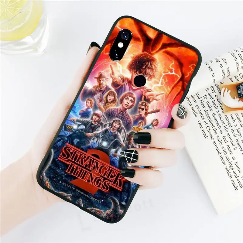 

Stranger Things tv showluxury shell Phone Case For Xiaomi Redmi note 7 8 9 t k30 max3 9 s 10 pro lite mobile cover