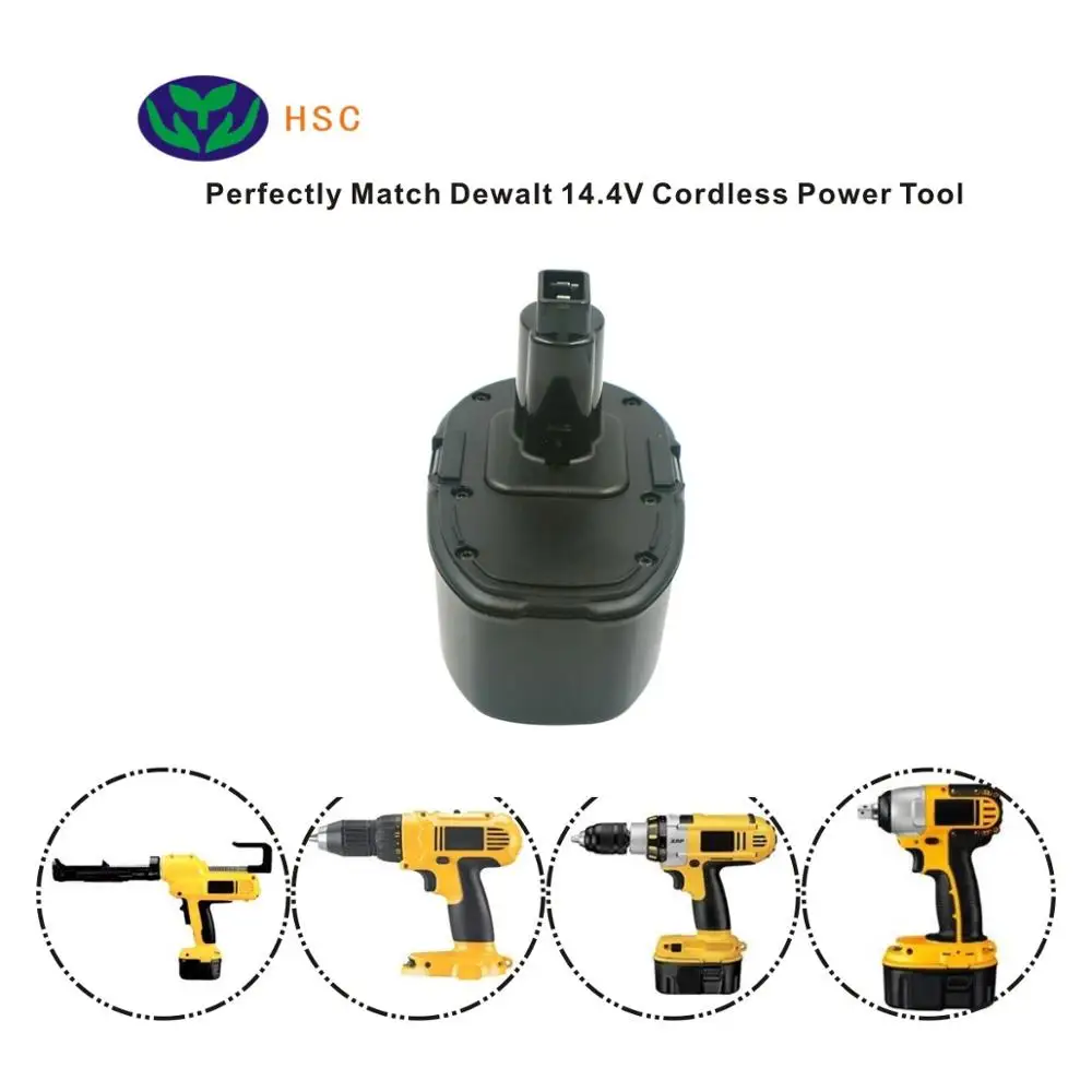 2 шт. 2.0Ah перезаряжаемый аккумулятор Пакет DEW14.4D-гидридных и никель-кадмиевых