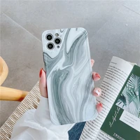 retro ink marble abstract art japanese phone case for apple iphone 12 11 pro max xr xs max 7 8 plus x 7plus case cute soft cover