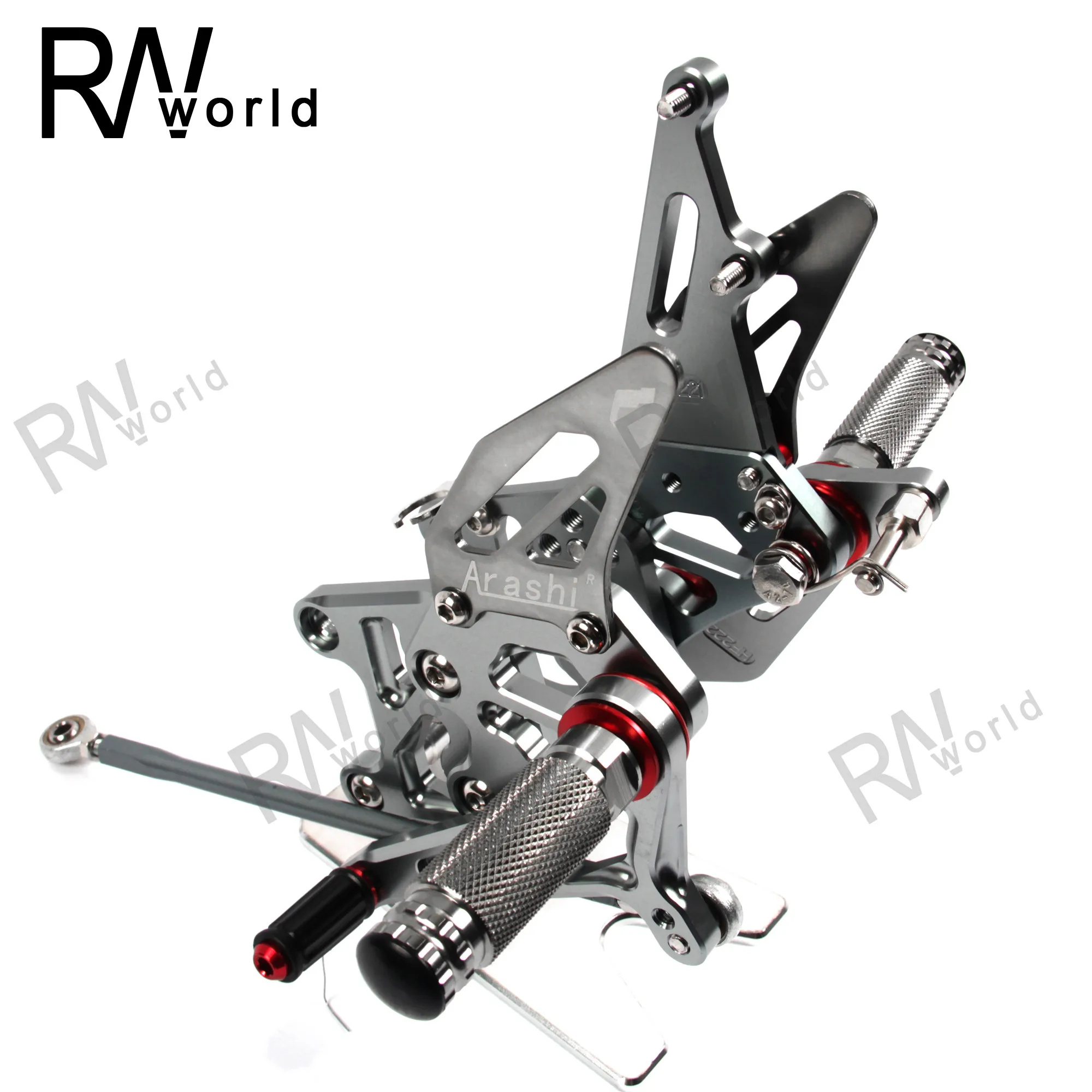 Мотоцикл с ЧПУ Регулируемые задние комплекты наборы подножки педали для HONDA CBR600RR