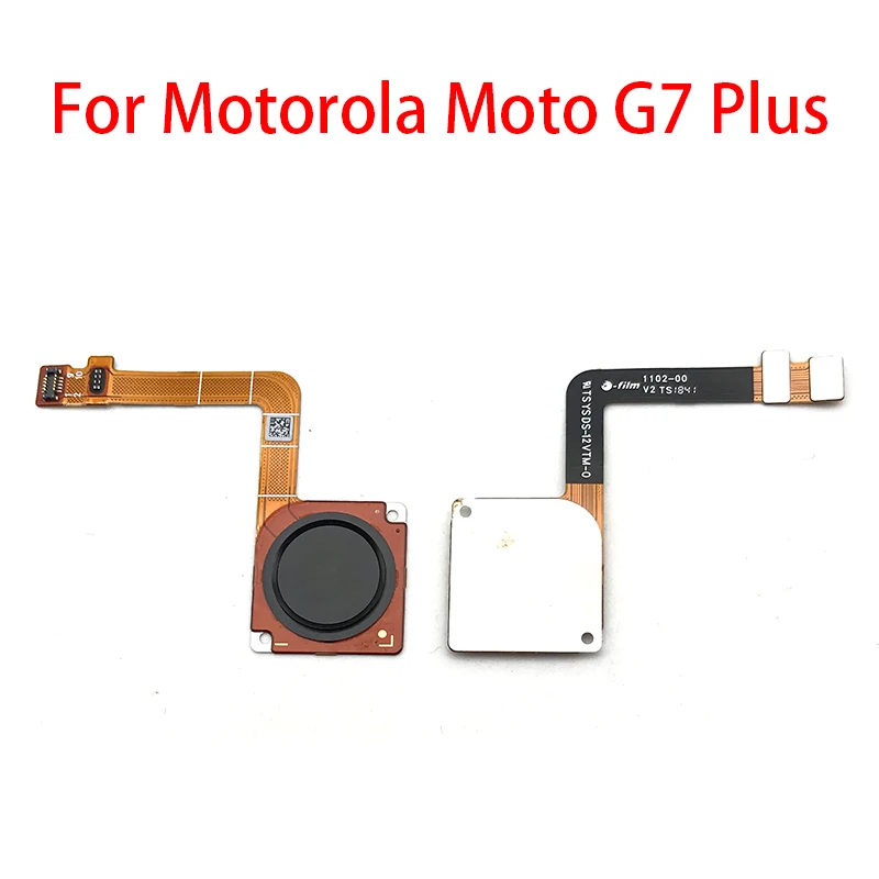 

New Touch ID Fingerprint Sensor Home Return Key Menu Button Flex Cable For Motorola Moto G7 Plus Repair Parts