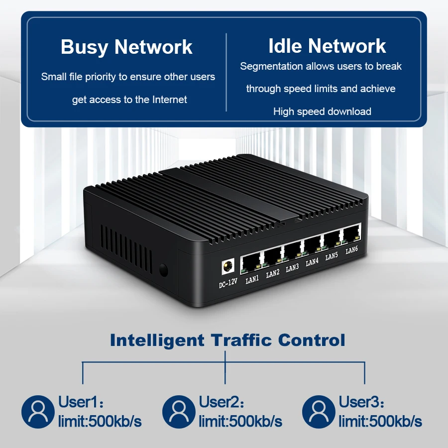 Мини-ПК PfSense брандмауэр OPNSense маршрутизатор шлюз VPN компьютер Intel Celeron Quad Core J1900 6