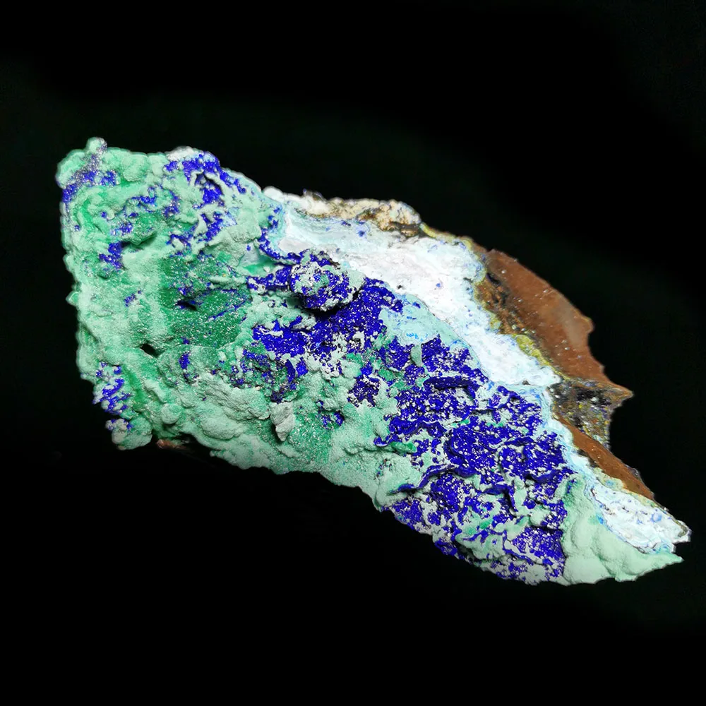 

67g C1-3 Natural Stone Gibbsite and Azurite Mineral Crystal Specimen Home Decoration From Yunnan Province China