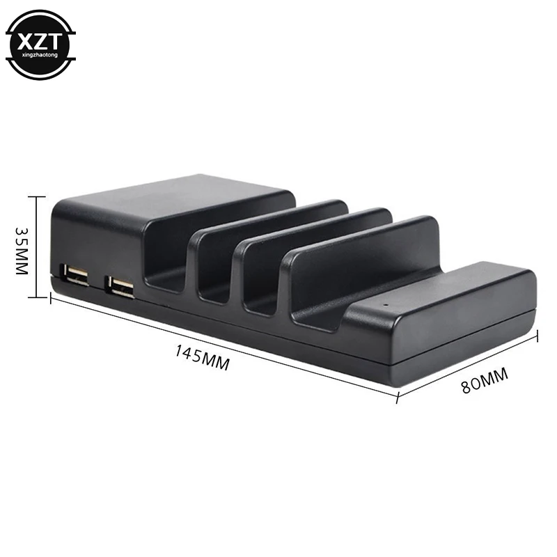 Быстрая зарядная станция с несколькими USB-портами 4 порта USB док-станция для