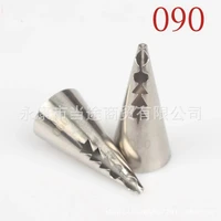 090 pleated skirt cream decorating mouth 304 stainless steel polished baking cake diy tool small