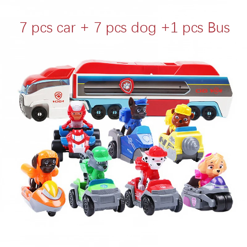 Paw Patrol Dog Toy Complete Command Center Patrulla Canina Rescue Set Vehicle Tracker Movable Action Figures Gifts | Игрушки и хобби
