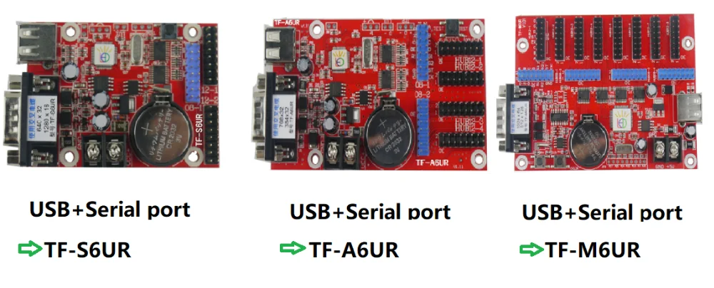 Мини-карта TF-SU P10 текст светодиодный дисплей контрольная карта, маленький USB флэш-драйвер контроллер TF-S6U/S6UR/A6U/A6UR/MU/M6UR/C6UR
