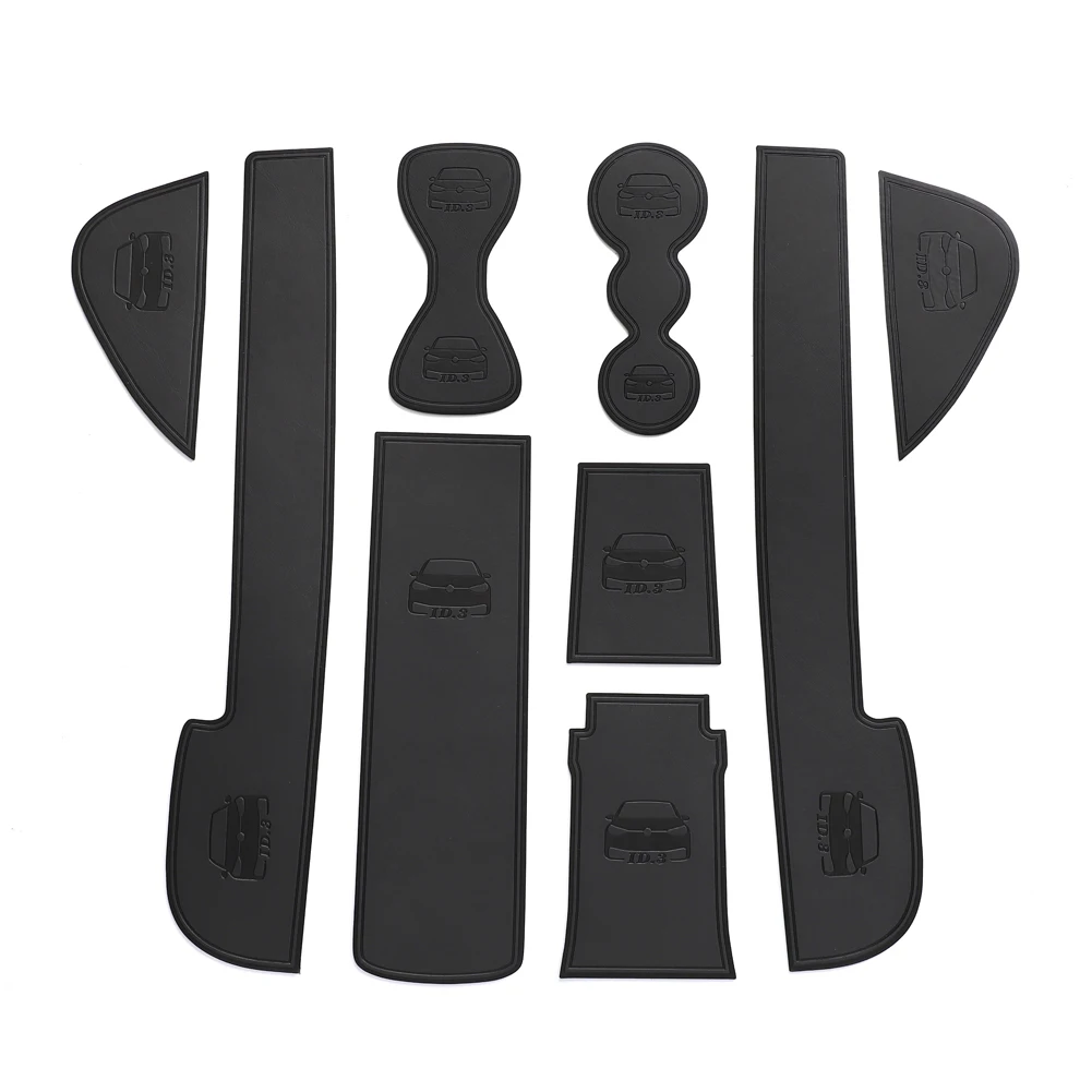 

Cortex Cup Holder Door Decoration Mat Fit For for VW ID.3 EV ID3 ID 3 Leather Slot protect Pad Interior Accessories