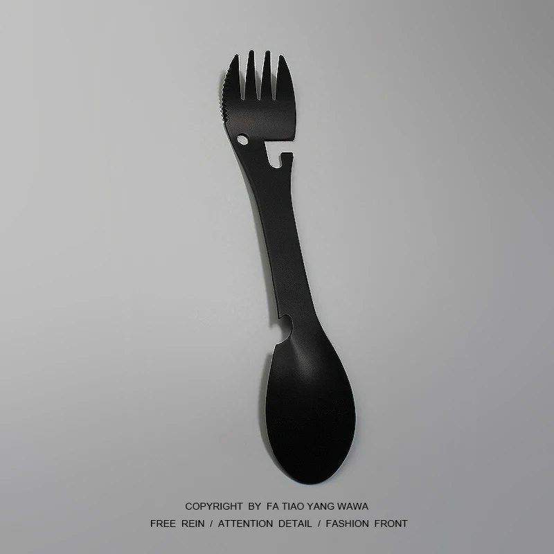 

Bored eat the world with a spoon! Multi-function knife, fork and spoon