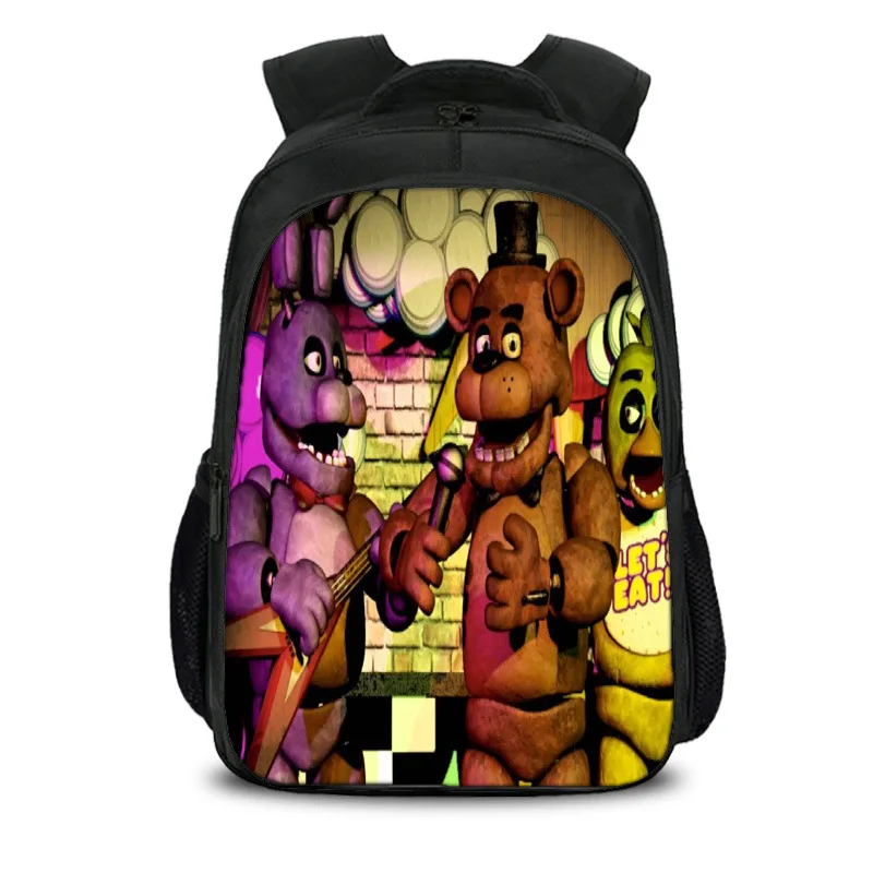 16 дюймов мультфильм пять ночь с Фредди Рюкзак Дети Бонни Fazbear школьные сумки для