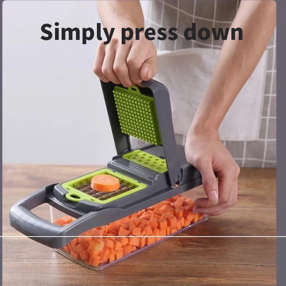 

Multifunction Vegetable Cutter Gadgets Garlic Press Steel Kitchen Accessories