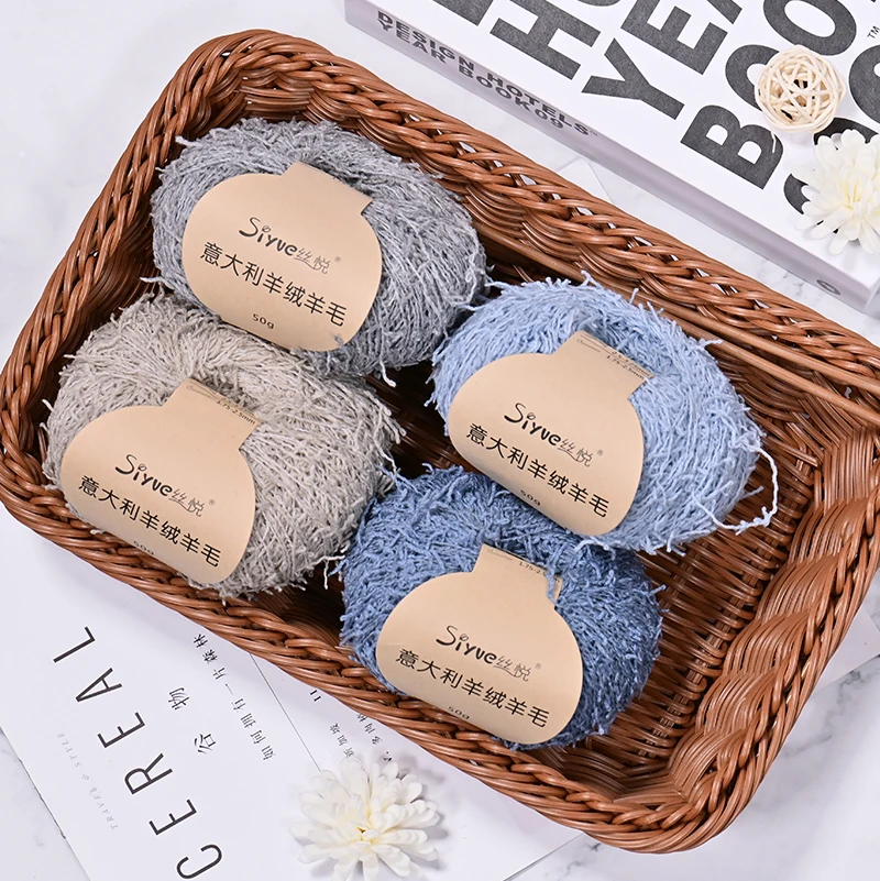 Модная кашемировая шерстяная нить ручная вязка пряжа нитки вязание шарф Одежда 50