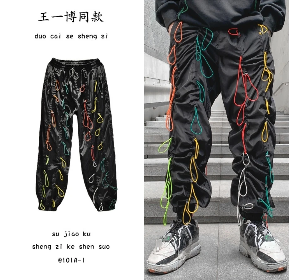 2020 Men Women's clothing Hair Stylist fashion street personality HIP HOP Loose casual Pants plus size Costumes
