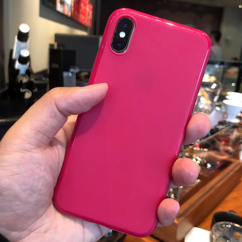 Чехол для телефона MOGOL сплошной цвет iPhone XS 11 Pro MAX XR X Max защита от падения материал