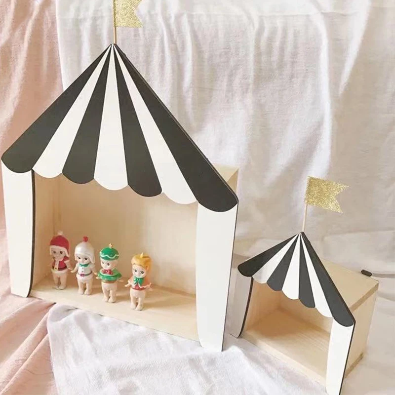 Скандинавский декор для детской комнаты большой деревянный дом в скандинавском