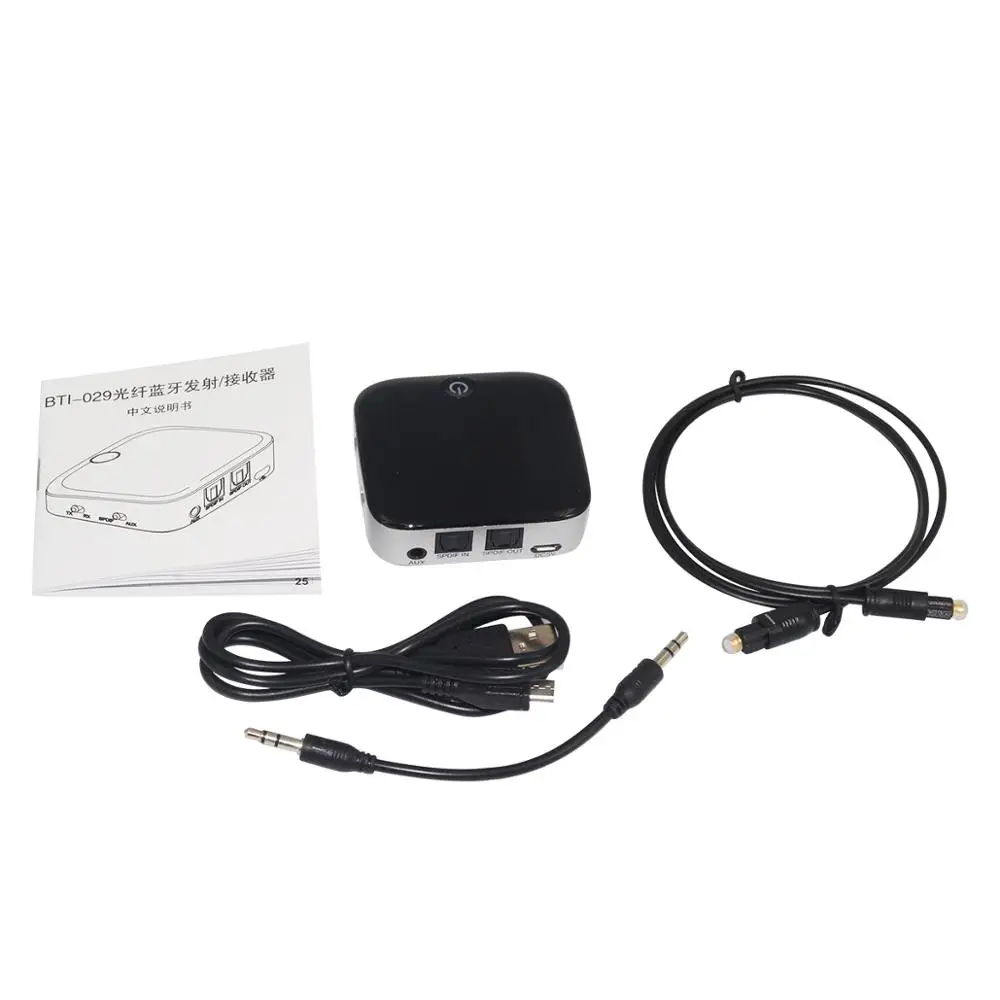 Bluetooth 4 1 аудио передатчик приемник 2 в AptX HD 3 5 мм AUX SPDIF TOSLINK беспроводной адаптер для