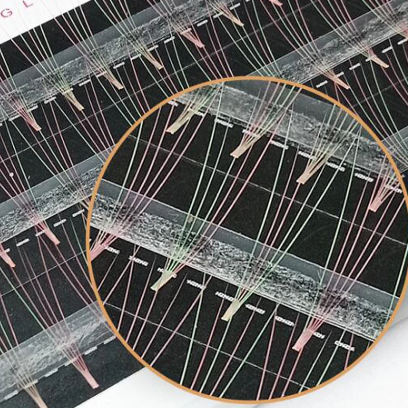 Новые 5D объемные разноцветные красные ресницы для наращивания центральный