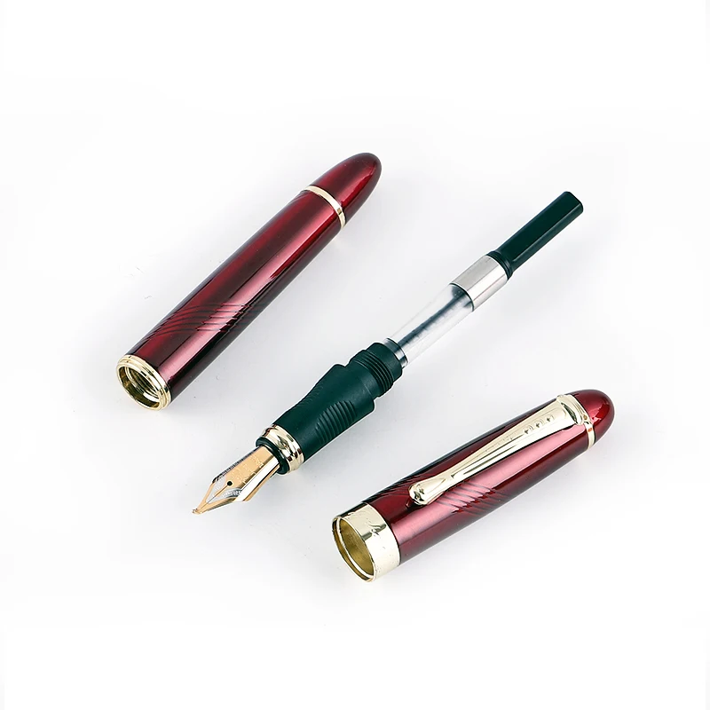 Jinhao G перо металлическое модифицированное Caneta каллиграфия круглый корпус цветок корпус английская перьевая ручка канцелярские принадлежности заменитель dip Ручка 450/599