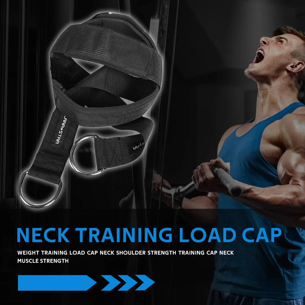 

Gym Fitness Head Neck Training Cap Weight Bearing Trainer Strap Adjustable Power for Working-out Comfortable Decoration