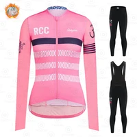 2021 rcc women cycling jersey winter jacket thermal fleece sweatshirt lady bicycle long sleeve tops female bike ropa ciclismo