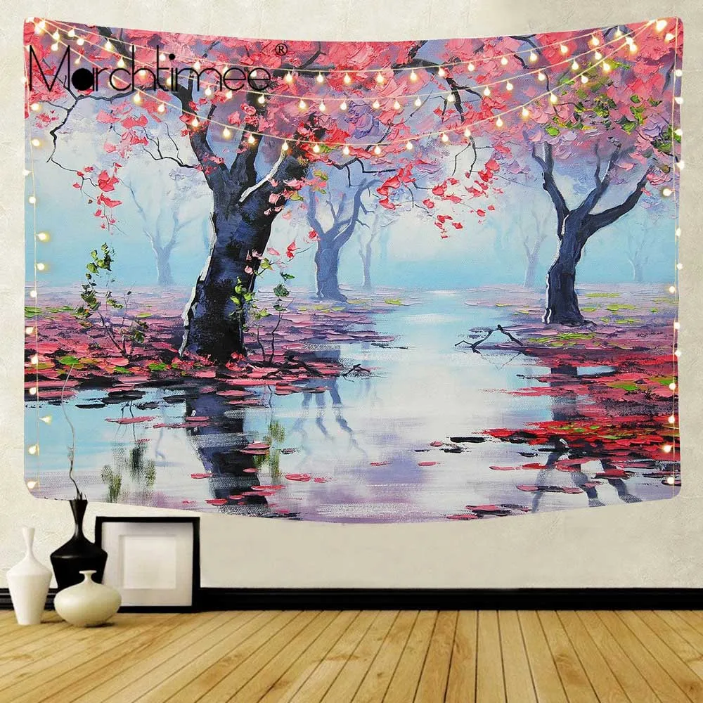 Итальянский Уличный настенный гобелен с принтом из полиэстера | Дом и сад