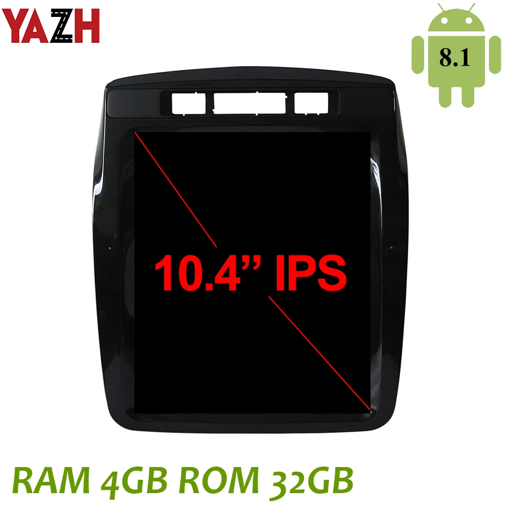 Яж Android 8 1 автомобиля GPS мультимедиа для Фольксваген Touareg 2010 2011 2012 2013 2014 2015 с 10 4 &quotIPS