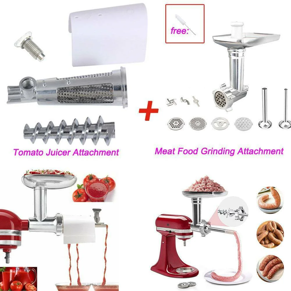 For Kitchenaid Accessories Vegetable Ketchup Tomato Juice Attachment And Sausage Stuffer Meat Grinder Stand Mixer | Спорт и