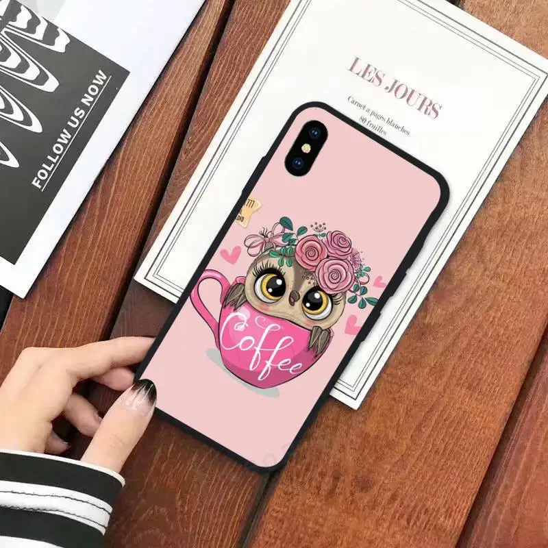 

Baby Cute animal Owl Phone Case for iPhone 11 Pro X XS Max XR 5 6 6S 7 8 Plus Samsung Galaxy 9 10 S8 S9 S10 S20 A50 A51 Plus